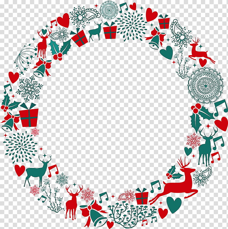 Christmas decoration, Wreath, Holly, Ornament, Interior Design, Plant, Circle transparent background PNG clipart