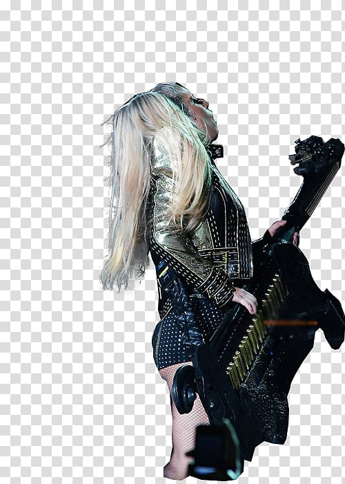 THE BORN THIS WAY BALL TOUR S , woman playing musical instrument transparent background PNG clipart
