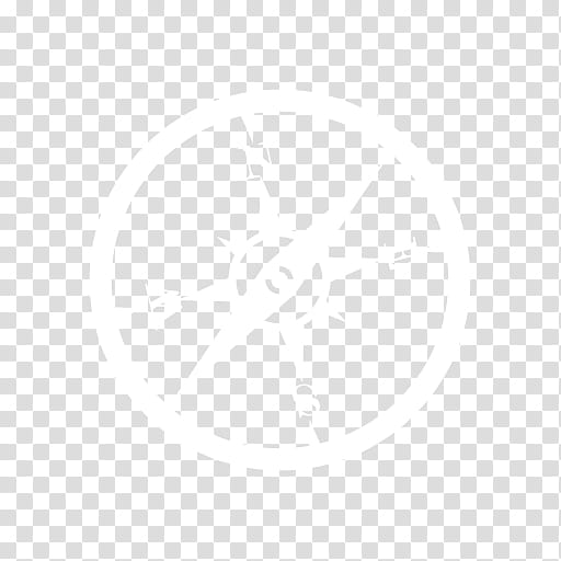 Black n White, compass icon transparent background PNG clipart