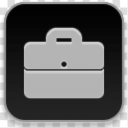 Albook extended dark , gray suitcase file icon transparent background PNG clipart