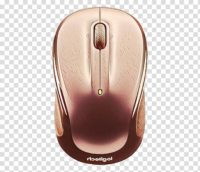 mouse input device brown technology electronic device, Cartoon, Peripheral, Computer Component transparent background PNG clipart