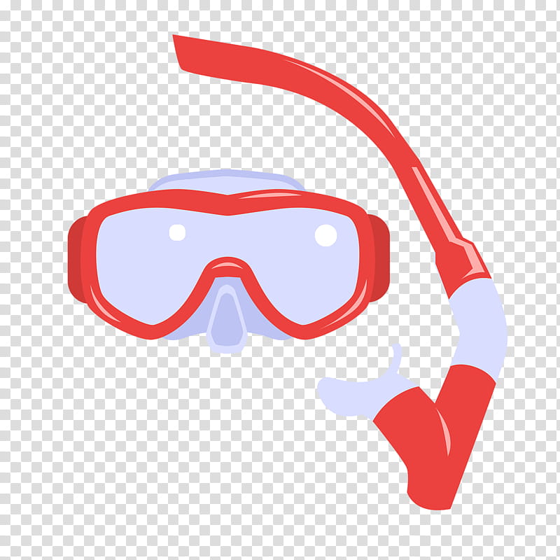 Cartoon Sunglasses, Goggles, Logo, Underwater Diving, Eyewear, Red, Blue, Personal Protective Equipment transparent background PNG clipart