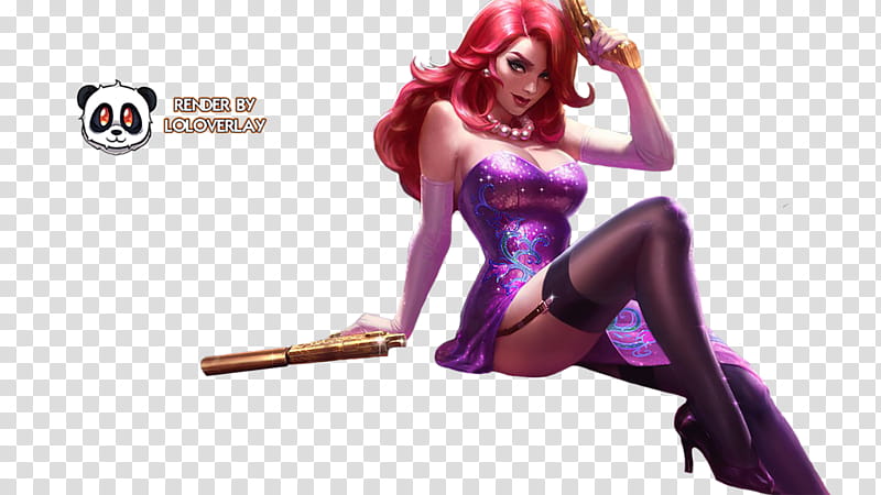 Secret Agent Miss Fortune Render, female character illustration transparent background PNG clipart