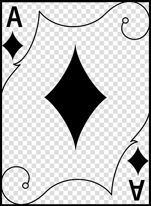 ace of diamonds sketch transparent background PNG clipart