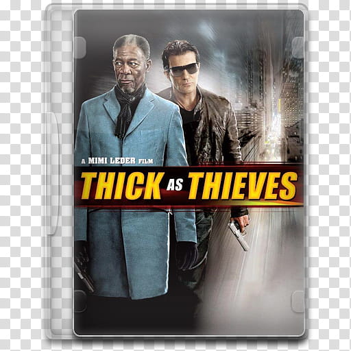 Movie Icon Mega , Thick as Thieves, Thick as Thieves DVD case cover transparent background PNG clipart
