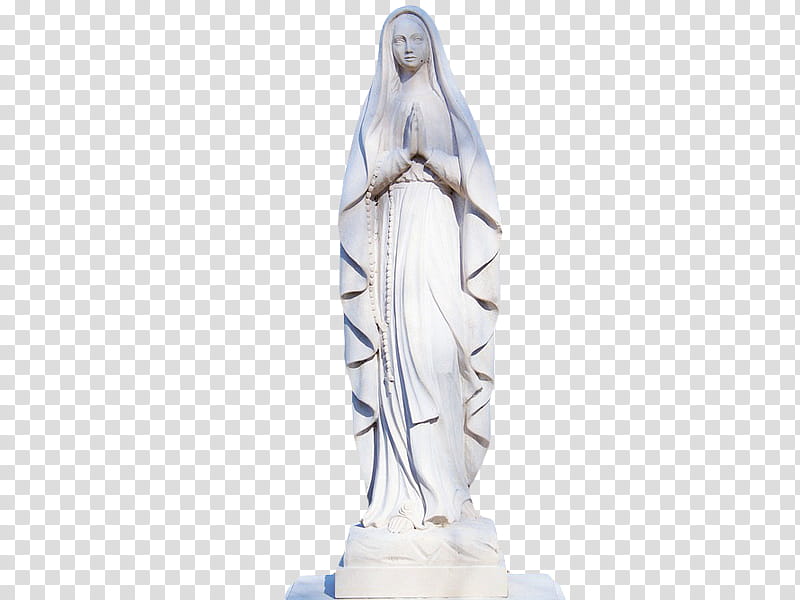 , Mary Mediatrix statue transparent background PNG clipart
