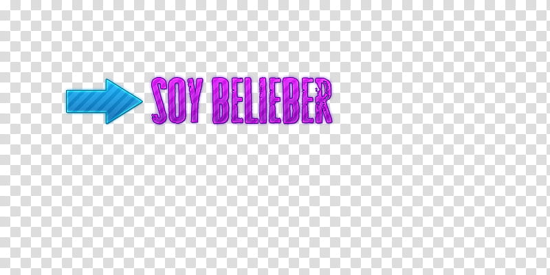Texto Soy Belieber transparent background PNG clipart