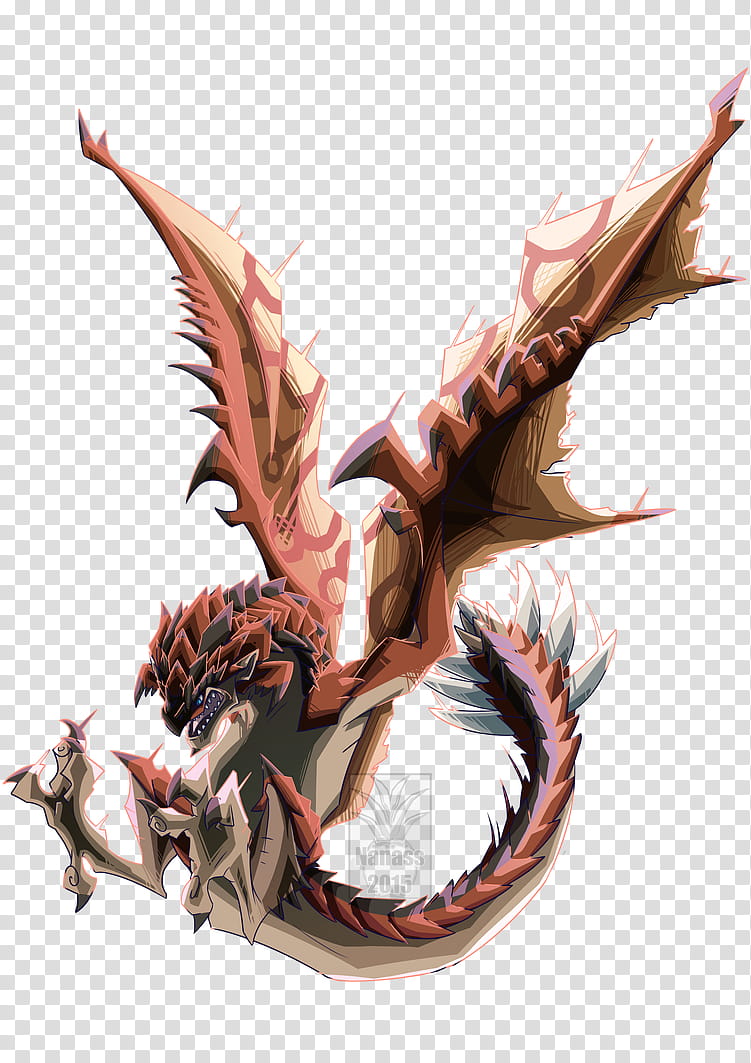 Rathalos, red dragon illustration transparent background PNG clipart