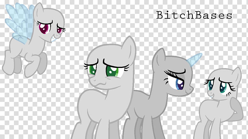 MLP Base dicks, gray My Little Pony illustration transparent background PNG clipart
