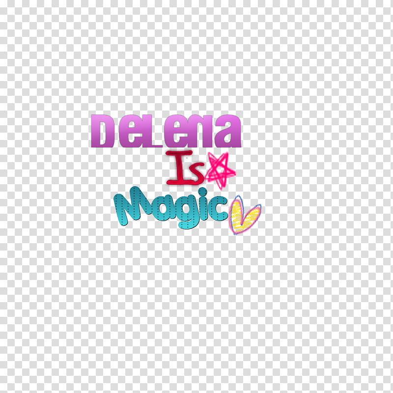 Delena, Delena is magic text transparent background PNG clipart