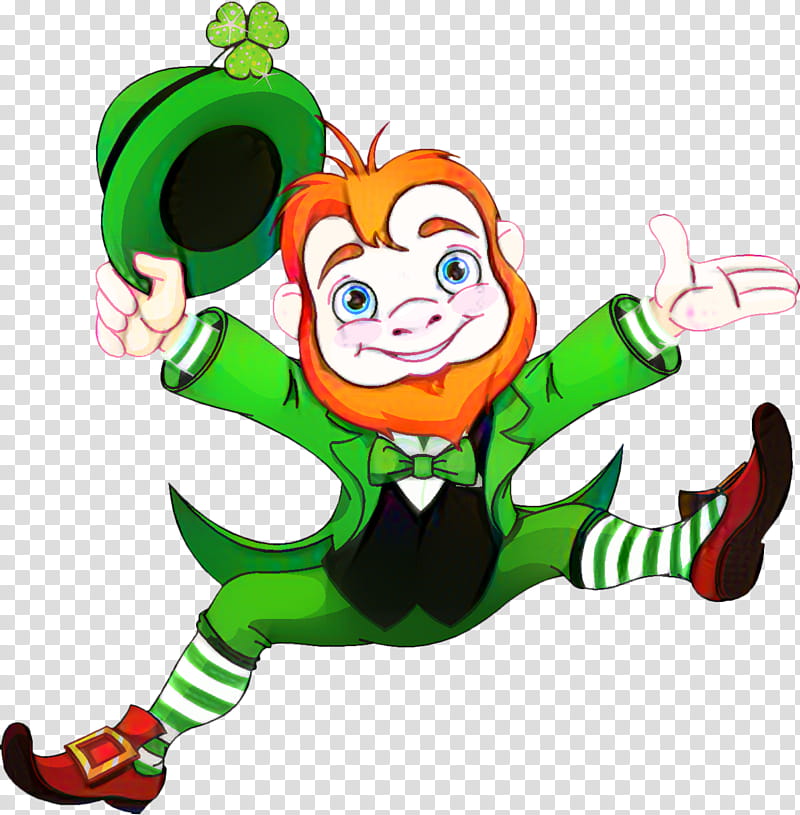 Saint Patricks Day, Leprechaun, Leprechaun Traps, Cartoon, Irish People, Green, Jester, Plant transparent background PNG clipart