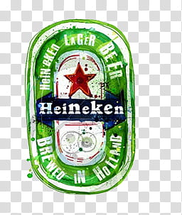 sketch drawing P, Heineken logo transparent background PNG clipart
