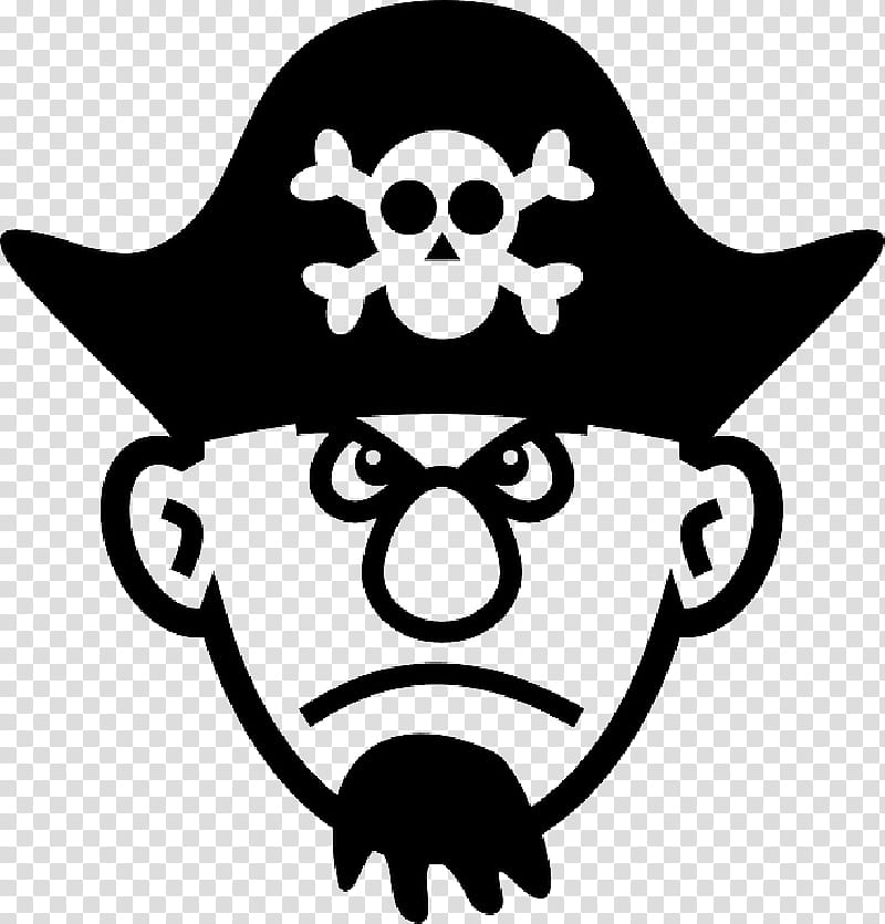 Skull And Crossbones, Piracy, Hat, Jolly Roger, Eyepatch, Drawing, Silhouette, Head transparent background PNG clipart