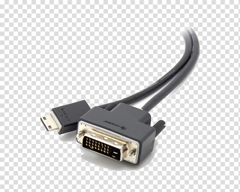 Hdmi Technology, VGA Connector, Electrical Connector, Mini Displayport, Adapter, Electrical Cable, Minidvi, Computer Monitors, Amazonbasics Hdmi To Dvi Output Adapter Cable transparent background PNG clipart