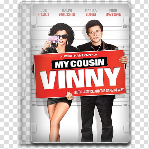 Movie Icon Mega , My Cousin Vinny, My Cousin Vinny DVD case transparent background PNG clipart