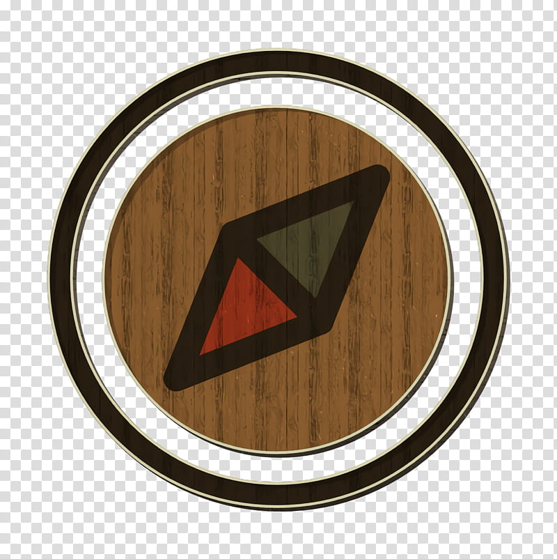 compass icon dipping compass icon direction icon, General Icon, Instrument Icon, Office Icon, Brown, Triangle, Circle, Symbol transparent background PNG clipart