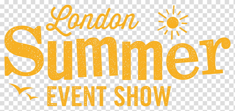 Summer Background Design, London Summer Event Show, Logo, Text, Summer
, News, Yellow, Line transparent background PNG clipart