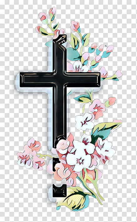 Pink Flower, Floral Design, Pink M, Cross, Symbol, Plant transparent background PNG clipart
