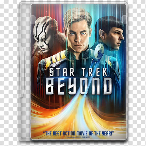 Movie Icon Mega , Star Trek Beyond, Star Trek Beyond DVD case transparent background PNG clipart