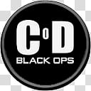 Call of Duty Series Dock Icons, cod bo transparent background PNG clipart