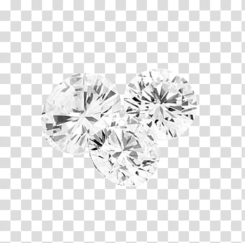 All that glitters , three round diamond gemstones transparent background PNG clipart