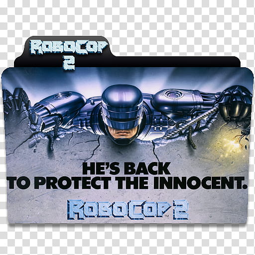 Epic  Movie Folder Icon Vol , Robocop  transparent background PNG clipart