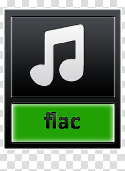Audio file type, flac icon transparent background PNG clipart