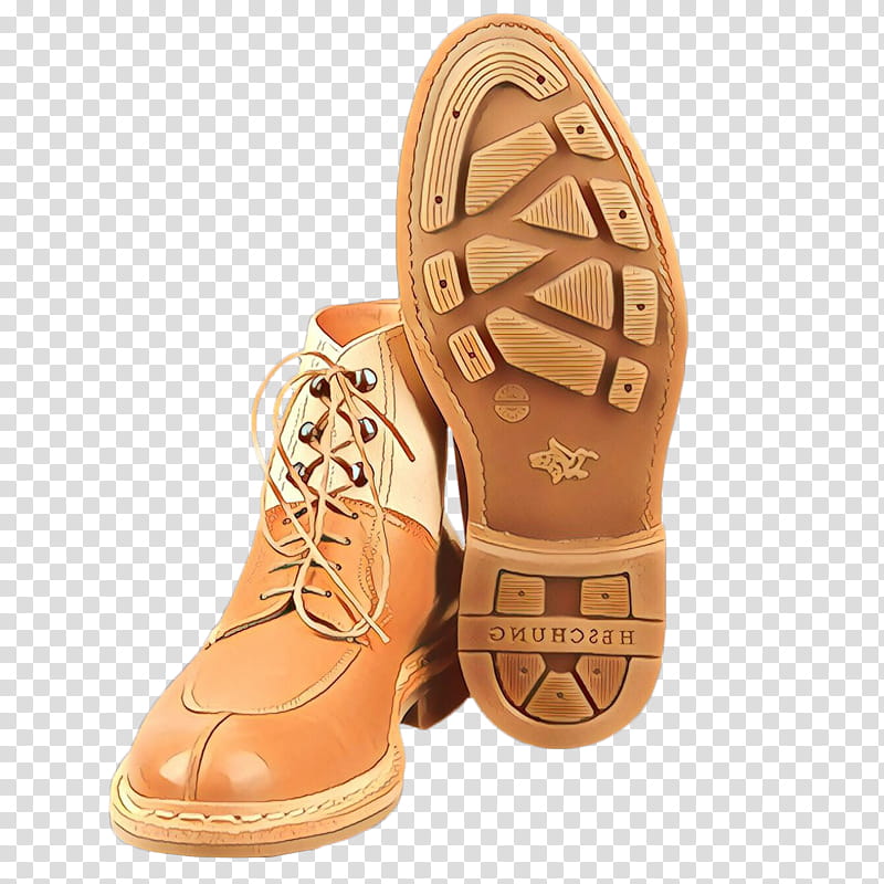 footwear tan shoe brown beige, Cartoon, Boot, Peach, Hiking Boot, Steeltoe Boot transparent background PNG clipart