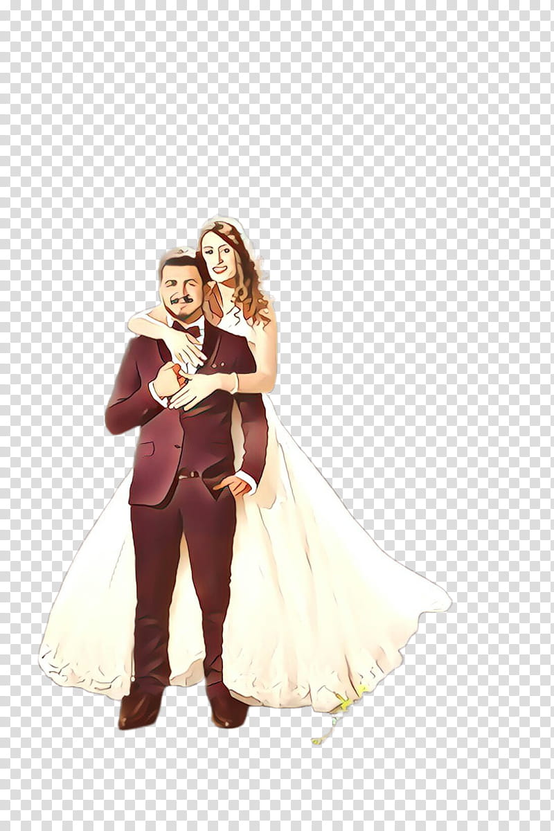 Bride And Groom, Cartoon, Wedding Dress, Marriage, Gown, Shoot, Formal Wear, Male transparent background PNG clipart