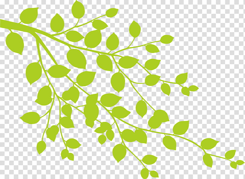 Green Leaf, Wall Decal, Sticker, Mural, Nursery, Branch, Room, Tree transparent background PNG clipart