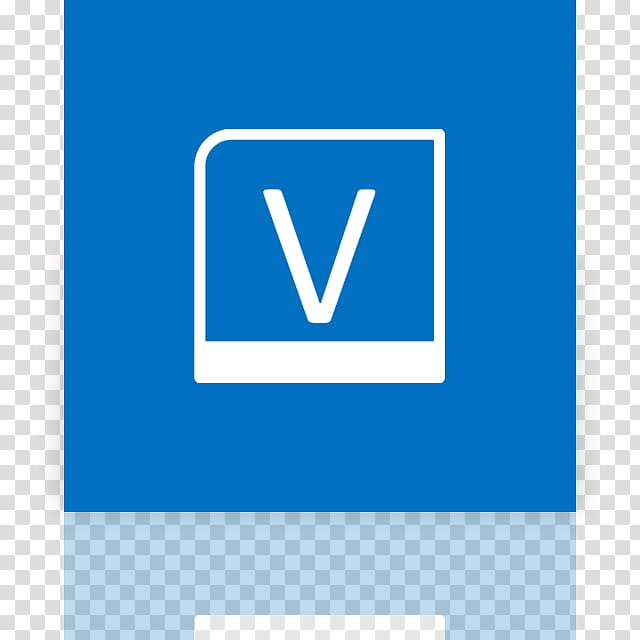 Metro UI Icon Set  Icons, Visio alt_mirror, blue and white letter v icon transparent background PNG clipart