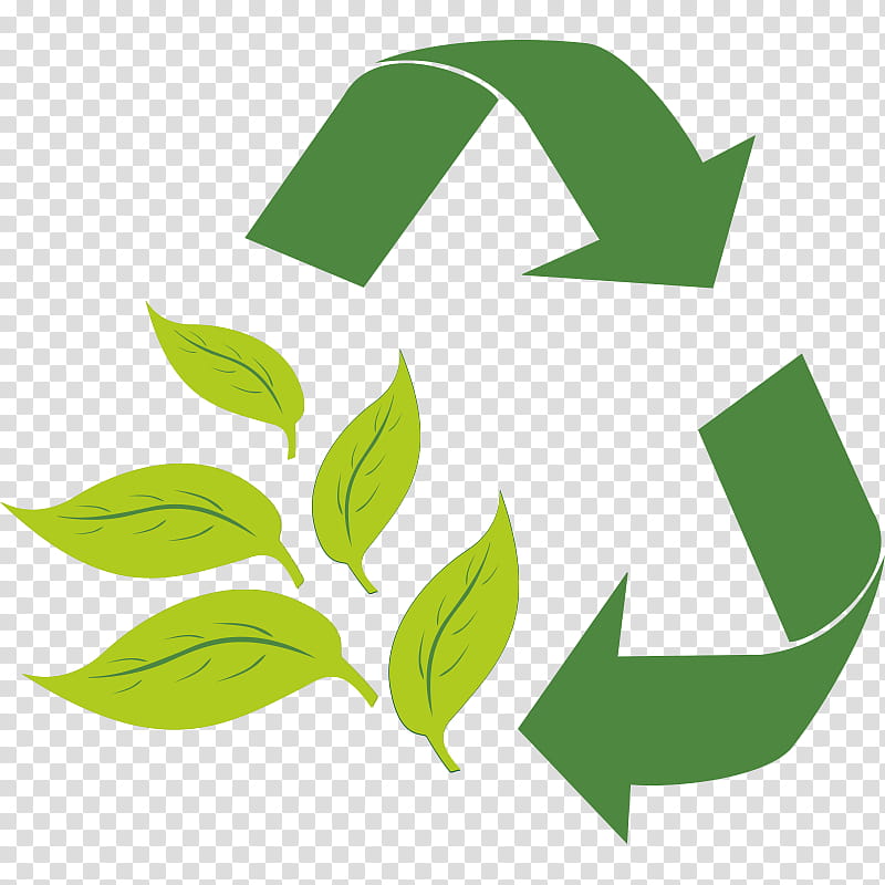 Green Leaf Logo, Recycling Symbol, Waste, Plastic Recycling, Industrial Waste, Sticker, Glass Recycling, Waste Collection transparent background PNG clipart