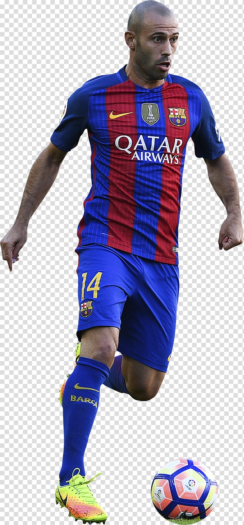 Soccer Ball, Javier MASCHERANO, Football, Fc Barcelona, Football Player, Rendering, Team Sport, Tshirt, Sports, Author transparent background PNG clipart