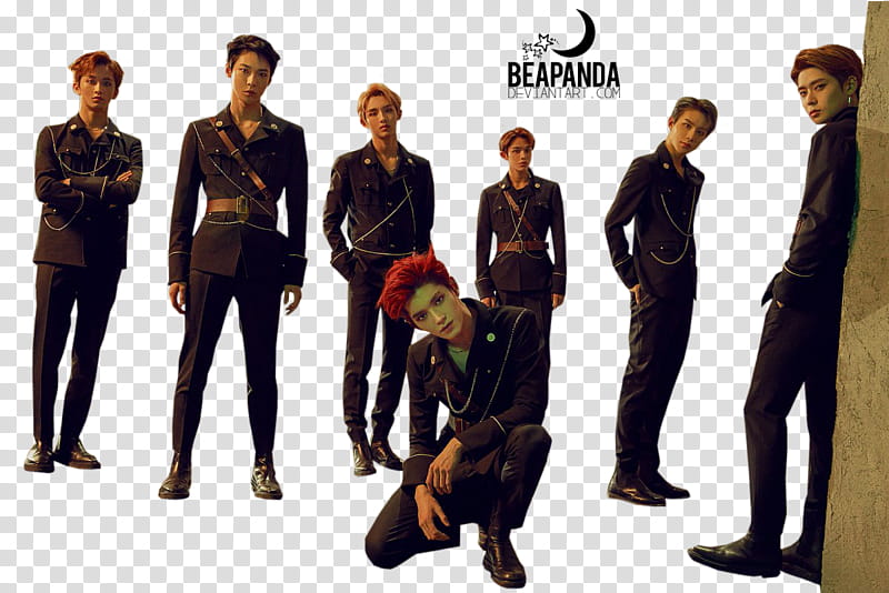 NCT U BOSS, group of man taking illustration transparent background PNG clipart