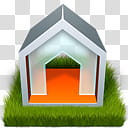 SketchUp Icon, New icon, grey and orange house illustration transparent background PNG clipart