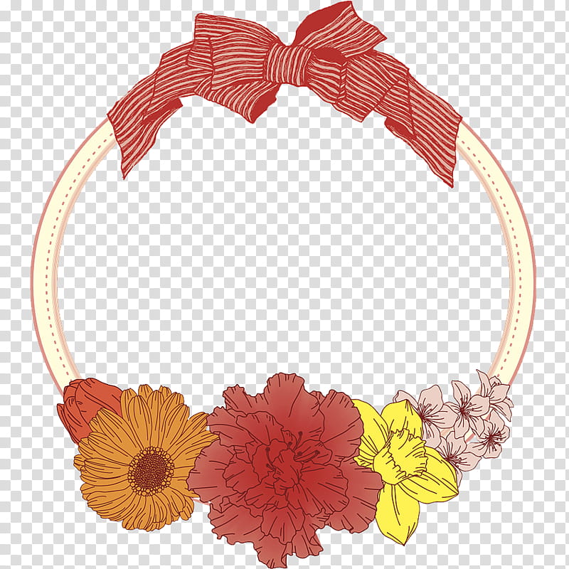 Flower Background Ribbon, Shoelace Knot, Wreath, Headband, Petal, Cabelo, Clothing Accessories, Cut Flowers transparent background PNG clipart