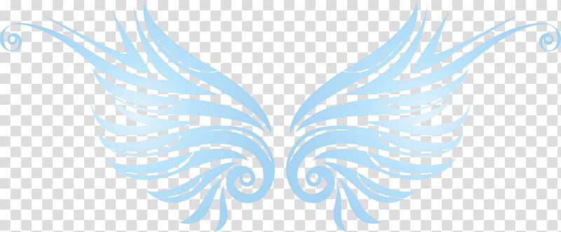 wings bird wings angle wings, Blue, Feather, Tattoo, Symmetry, Temporary Tattoo transparent background PNG clipart