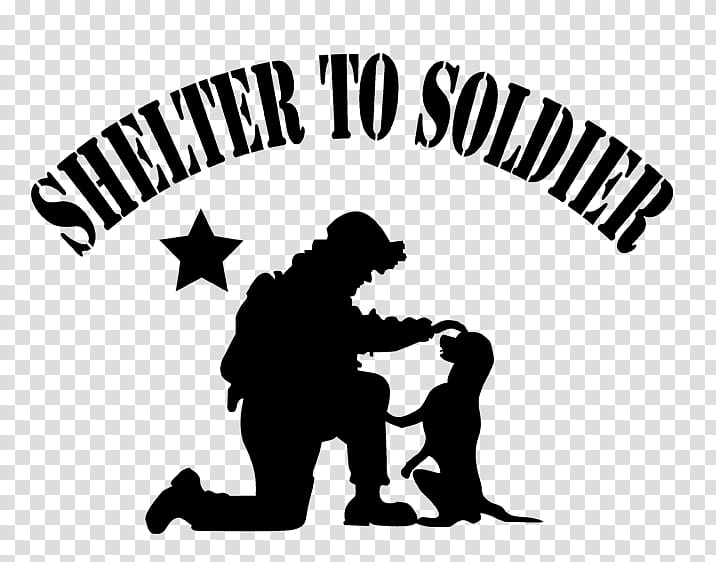 Soldier Silhouette, Shelter To Soldier, Dog, Organization, Charitable Organization, Rescue Dog, Service Dog, Veteran transparent background PNG clipart