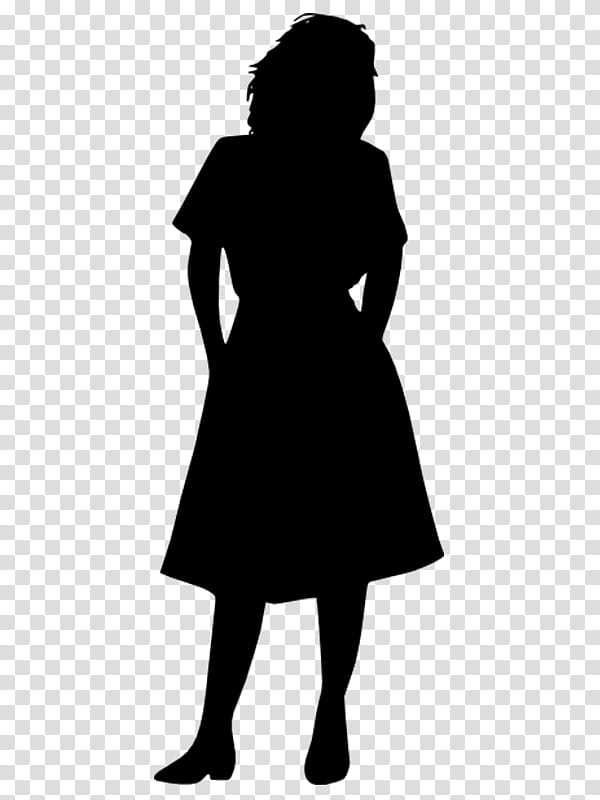 Woman, Dress, Silhouette, Pants, Fashion, Morning Dress, Cartoon, Standing transparent background PNG clipart
