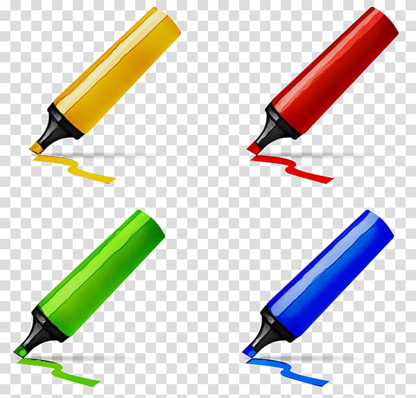 Watercolor Paper, Paint, Wet Ink, Marker Pen, Highlighter, Computer Icons, Sharpie, Pencil transparent background PNG clipart