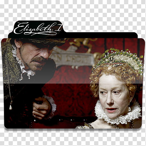 Period Drama TV Folder , Elizabeth I transparent background PNG clipart