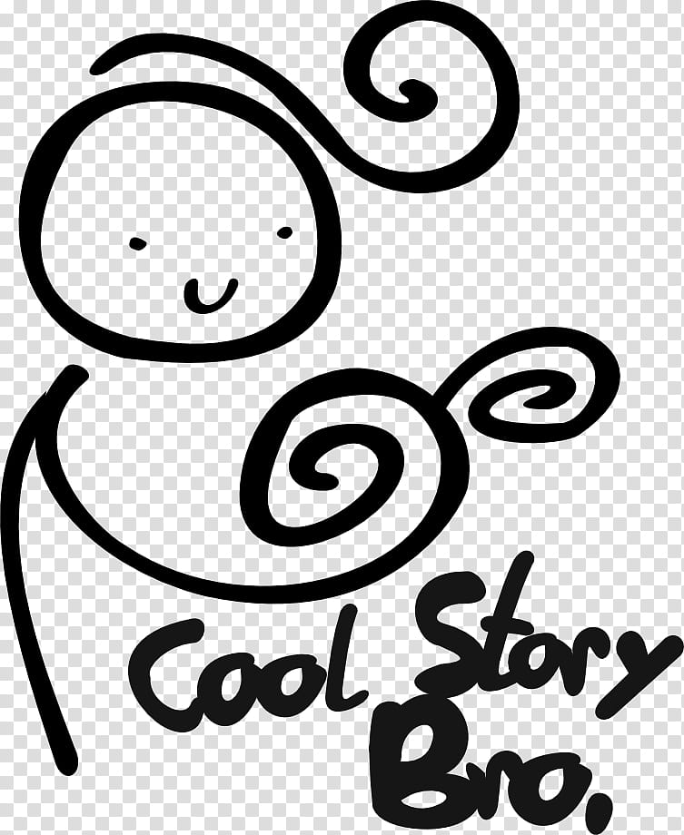 Squiggle Cool Story Bro transparent background PNG clipart