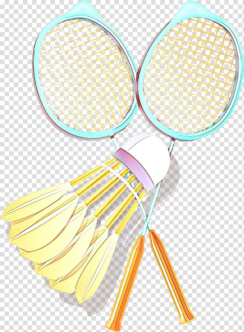 Badminton, Cartoon, Tennis, Racket, Line, Material, Racquet Sport, Tennis Racket transparent background PNG clipart
