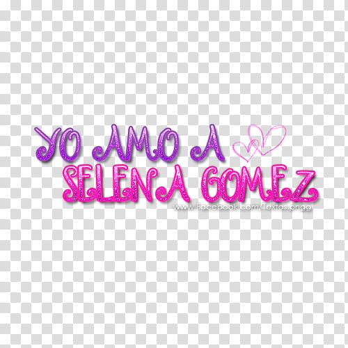 Yo amo a Selena Gomez, Yo Amo A Selena Gomez text transparent background PNG clipart