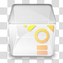 Cubonic icons, white and yellow illustration transparent background PNG clipart