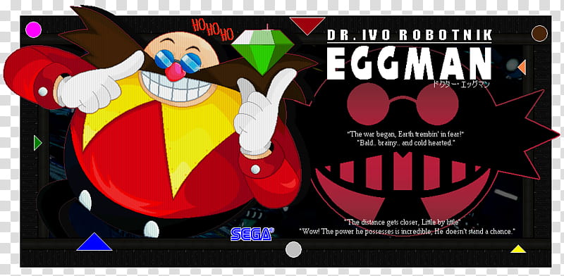 SEGA PhD In Chaos, Doctor Eggman/Robotnik transparent background PNG clipart