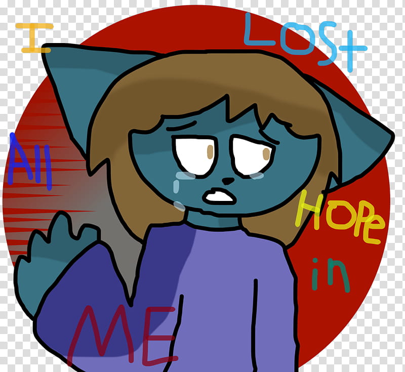 I Lost All Hope in Me (VENT) transparent background PNG clipart