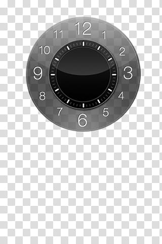 clock HTC HERO night, round gray analog clock transparent background PNG clipart