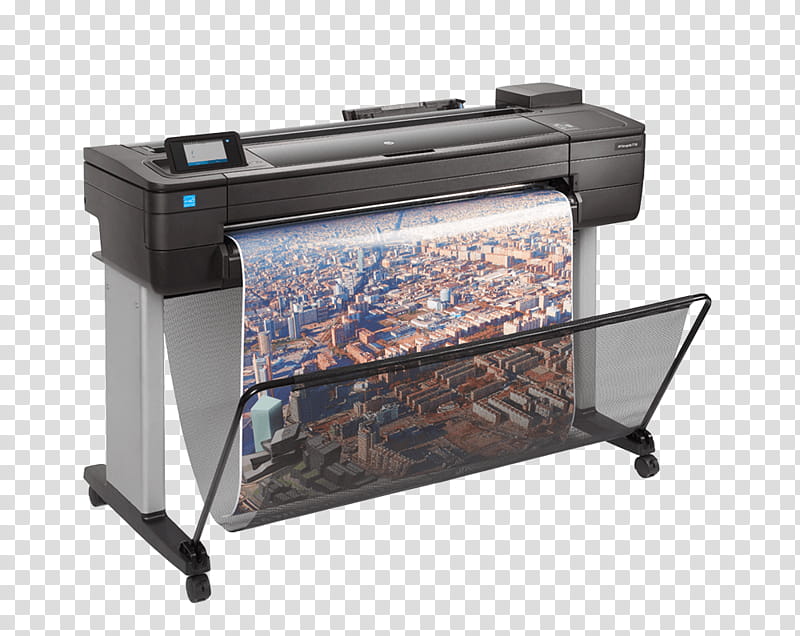 Table Hp Designjet T730 Printer Hewlettpackard Inkjet Printing Plotter Hp Designjet T5 Wideformat Printer Transparent Background Png Clipart Hiclipart