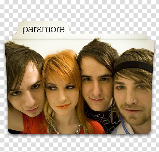 Paramore Folders, Paramore folder icon illustration transparent background PNG clipart